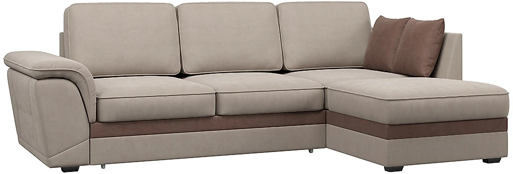 Угловой диван с правым углом Милан Лит