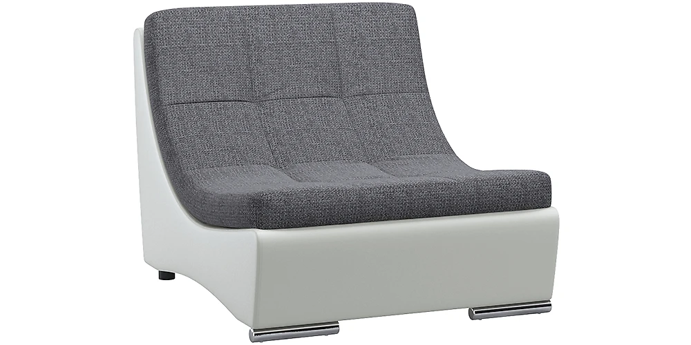 Модульный диван без подлокотников Монреаль Кантри Графит