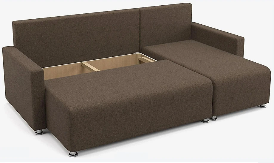  угловой диван из рогожки Каир с подлокотниками Дизайн-3