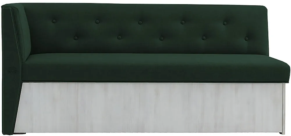 диван на кухню со спальным местом Верона с углом Зеленый