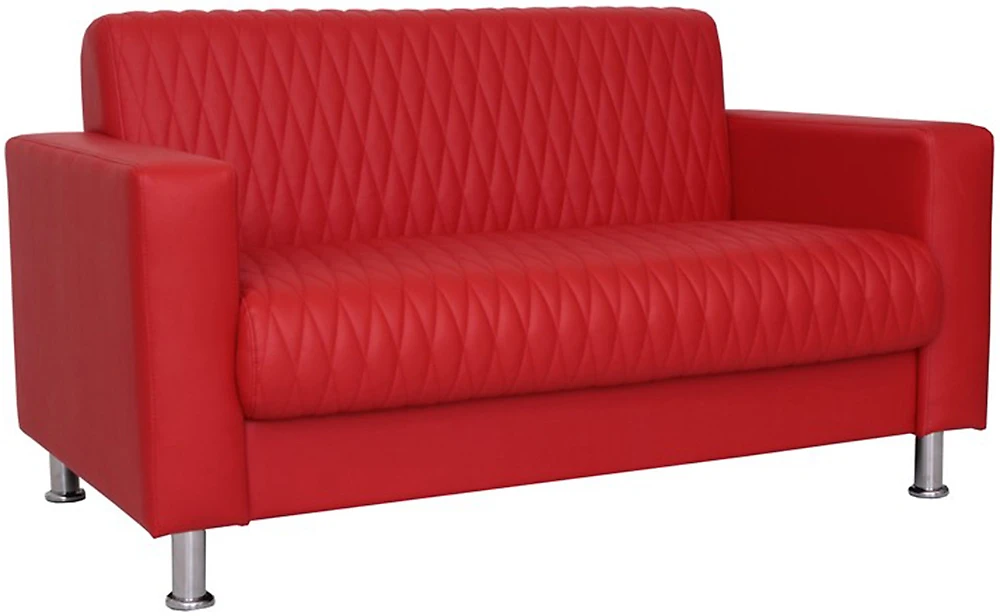 Прямой диван из экокожи Ария 10.03 двухместный