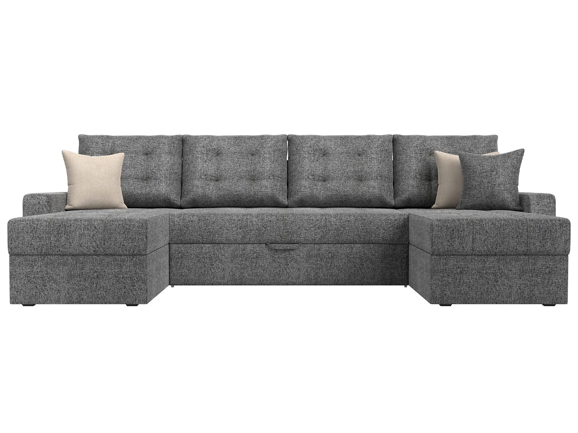 Модульный диван с оттоманкой  Ливерпуль-П Кантри Грей