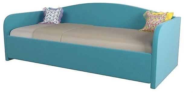 Кровать без подъемного механизма Uno Плюш Азур (Сонум)