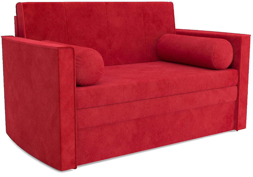 Выкатной диван с подлокотниками Санта 2 Кордрой Красный