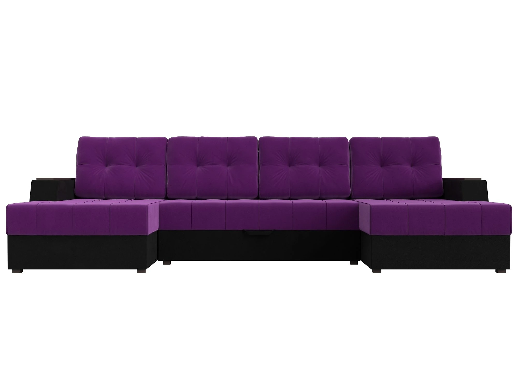 Фиолетовый модульный диван Эмир-П Дизайн 34