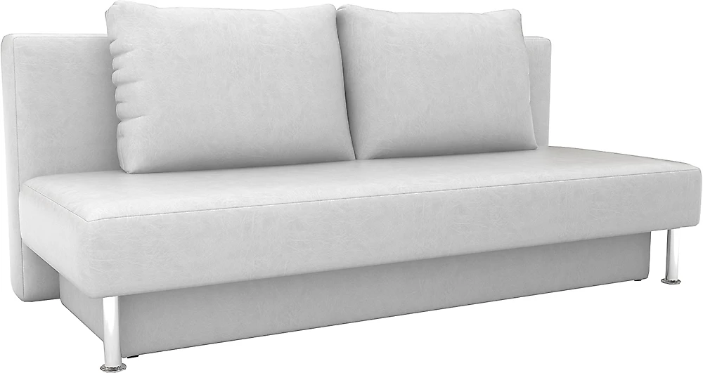 Белый кожаный диван Лайт Вайт