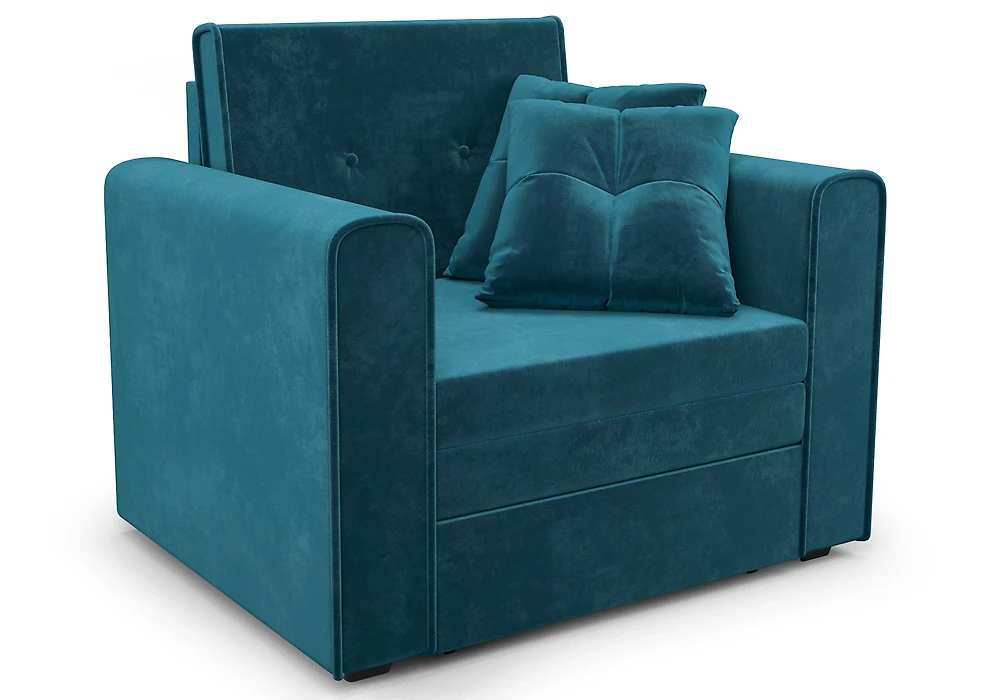 Кресло-кровать  Санта Бархат Сине-зеленый