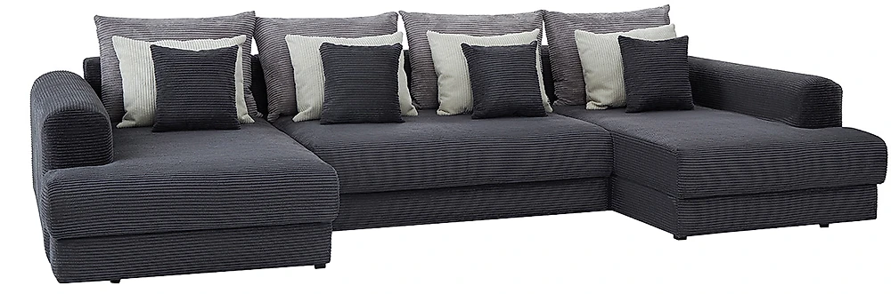Угловой диван из ткани антикоготь Манхеттен-П Люкс Дизайн 2