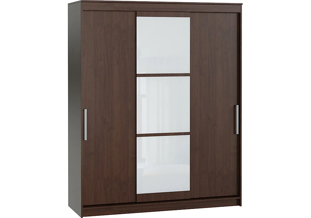 Шкаф коричневого цвета Эдельвейс-М 12Ф трехдверный