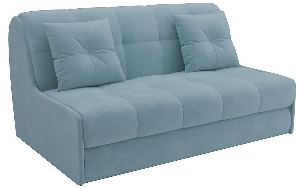 Прямой диван 150 см Барон-2 Плюш Лайт Блу