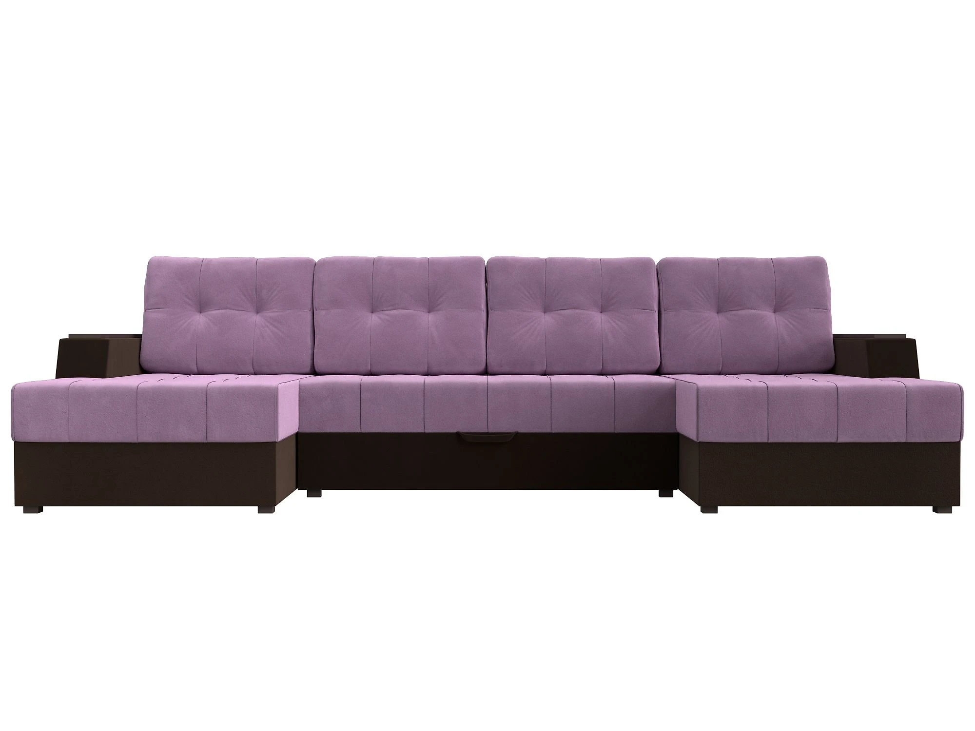 Фиолетовый модульный диван Эмир-П Дизайн 33