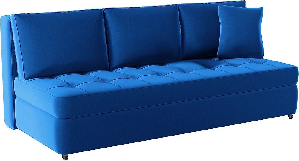 Синий прямой диван Бони Дизайн 5