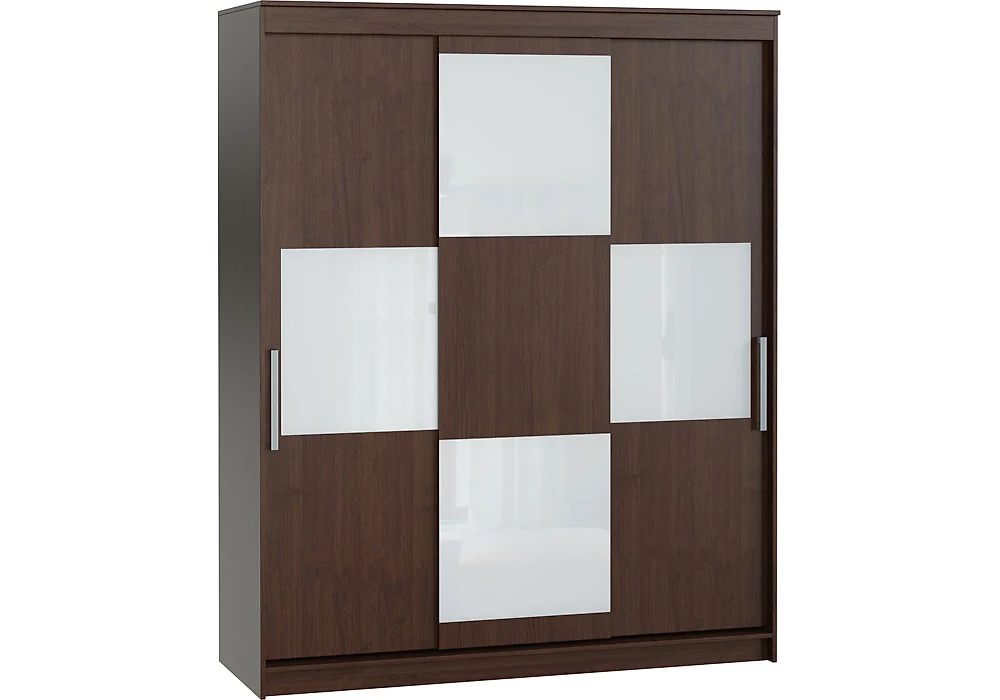 Шкаф коричневого цвета Эдельвейс-М 13Ф трехдверный