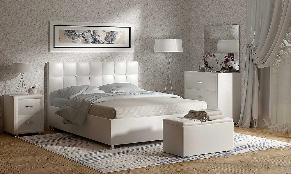 Кровать в современном стиле Tivoli-1 - Афина (Эмбер)