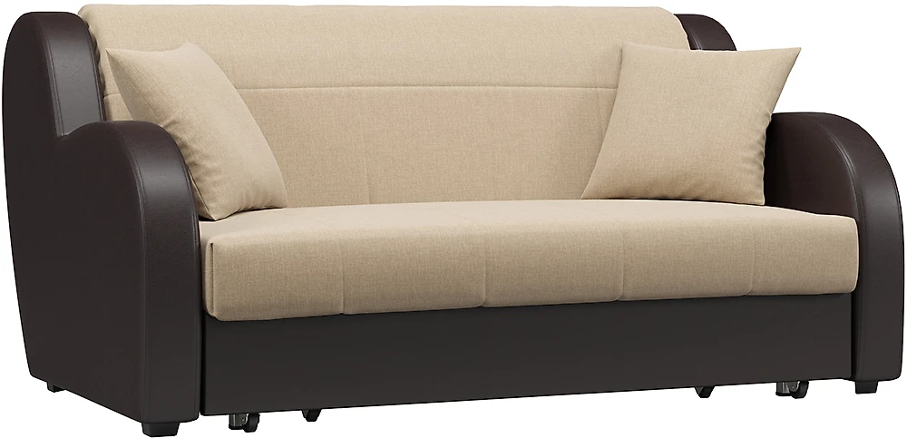 диван на металлическом каркасе Барон с подлокотниками Дизайн 7