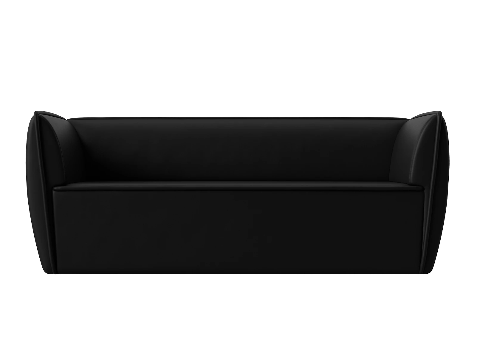Чёрный диван Бергамо-3 Дизайн 27