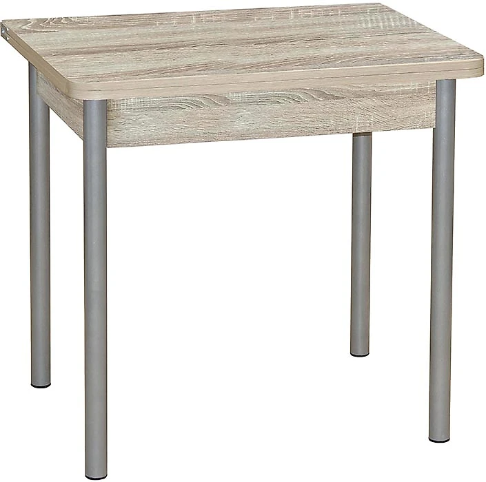 Обеденный стол  Эко-80 Сонома-Серебро