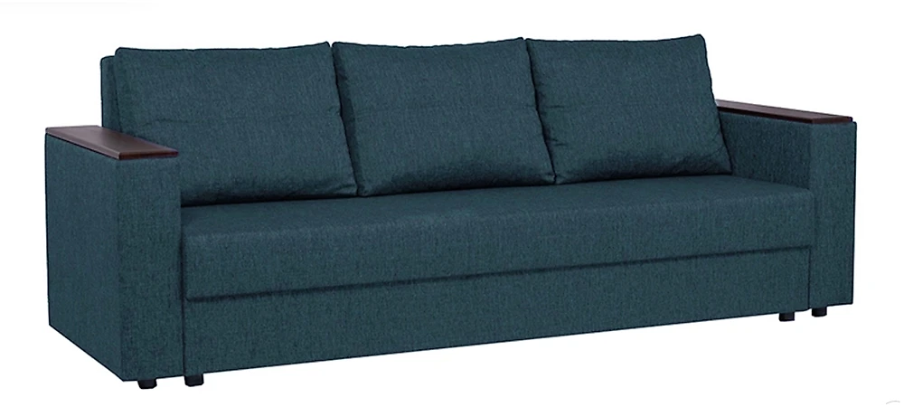 Синий прямой диван Атланта Кантри Дизайн 4