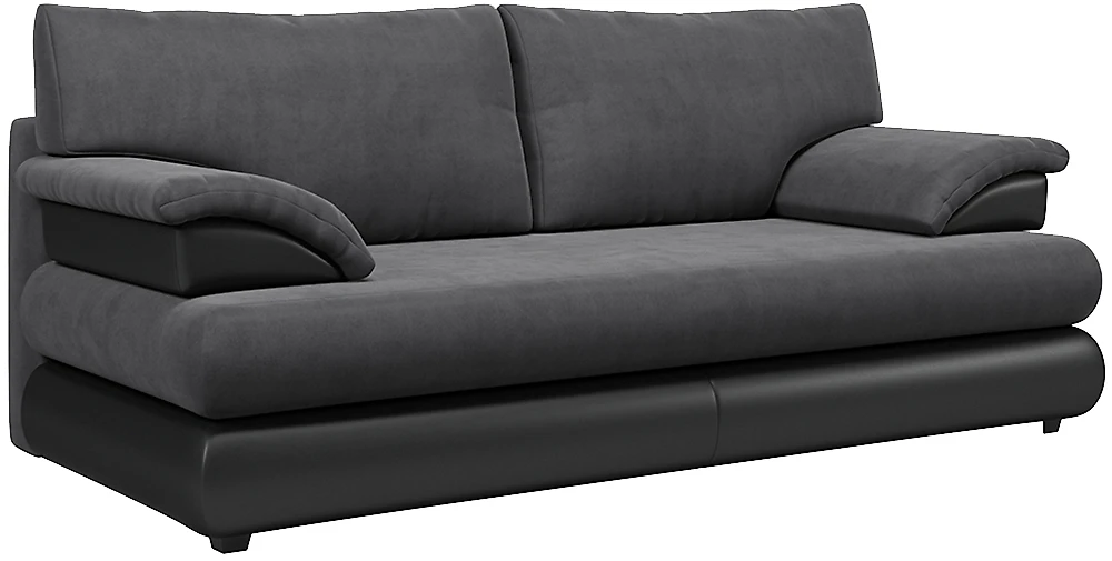 Прямой диван серого цвета Фиджи-эконом М Монтего Дизайн 2