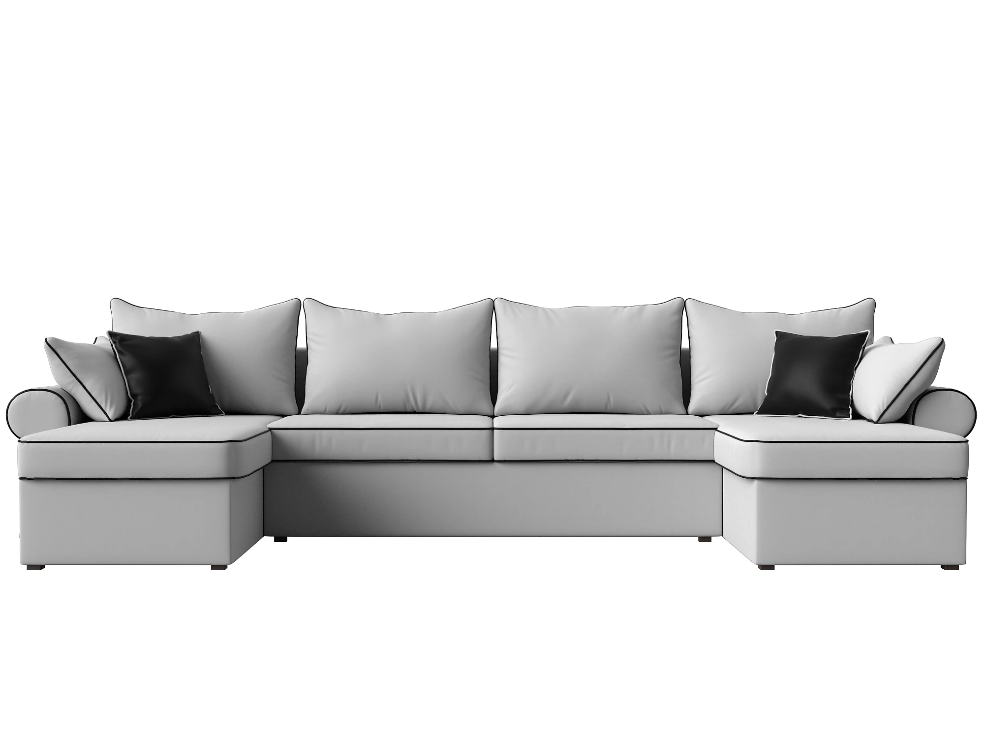 Раскладной кожаный диван Элис-П Дизайн 11