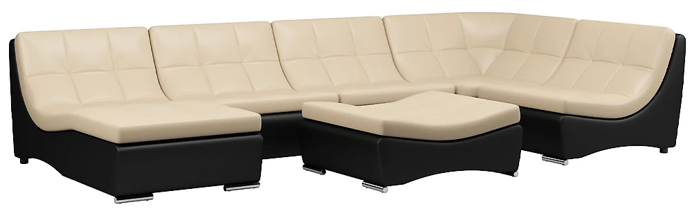  кожаный диван еврокнижка Монреаль-7 Дизайн 2 кожаный
