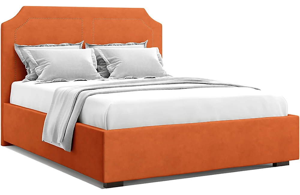 кровать велюр Лаго Оранж